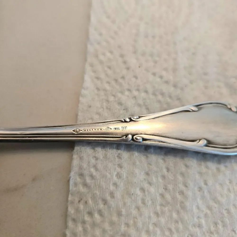 WELLNER‎  100 Silver Plated FLATWARE 5 Piece